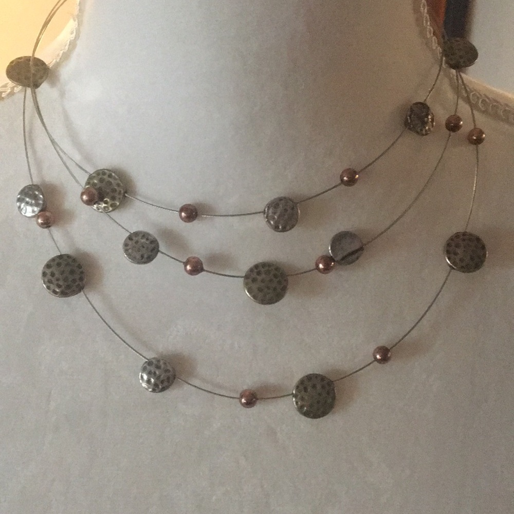 Three tiered necklace